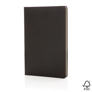 Carnet couverture rigide FSC | Carnet publicitaire Black