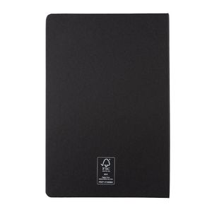 Carnet couverture rigide FSC | Carnet publicitaire Black 2