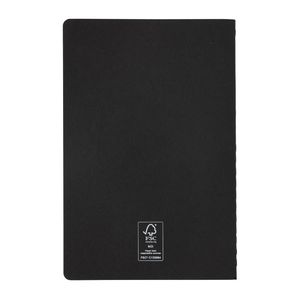 Carnet couverture souple FSC | Carnet publicitaire Black 2