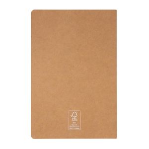 Carnet couverture souple FSC | Carnet publicitaire Brown 2