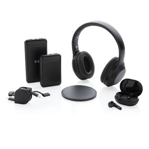 Casque recyclé RCS | Casque publicitaire Black 5