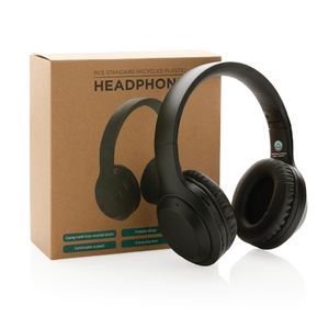 Casque recyclé RCS | Casque publicitaire Black 8