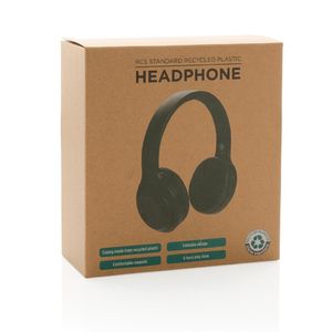 Casque recyclé RCS | Casque publicitaire Black 9