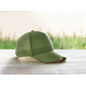 Casquette 5 pans chanvre | Casquette personnalisée Green 4