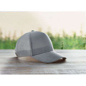 Casquette 5 pans chanvre | Casquette personnalisée Grey 4