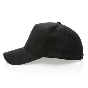 Casquette coton recyclé  | Casquette publicitaire Black 2