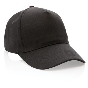 Casquette coton recyclé  | Casquette publicitaire Black 6