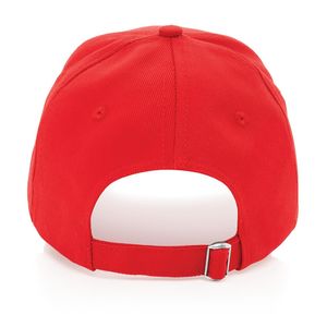 Casquette coton recyclé  | Casquette publicitaire Red 3