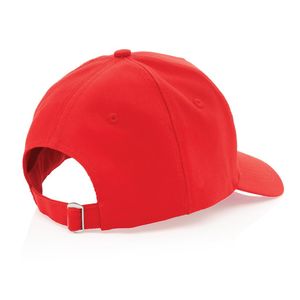 Casquette coton recyclé  | Casquette publicitaire Red 4