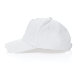 Casquette coton recyclé  | Casquette publicitaire White 2