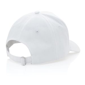 Casquette coton recyclé  | Casquette publicitaire White 4