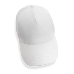 Casquette coton recyclé  | Casquette publicitaire White 5