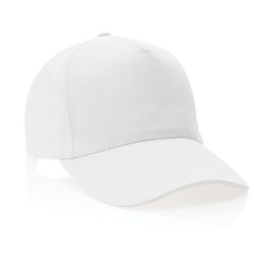 Casquette coton recyclé  | Casquette publicitaire White 6