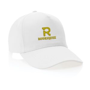 Casquette coton recyclé  | Casquette publicitaire White 7