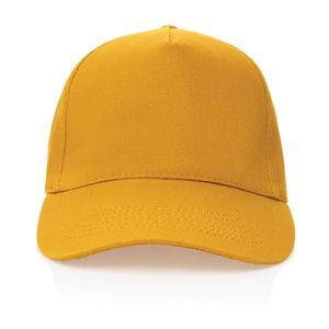 Casquette coton recyclé  | Casquette publicitaire Yellow 1