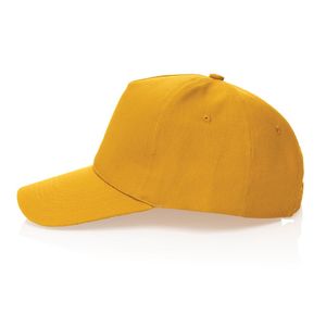 Casquette coton recyclé  | Casquette publicitaire Yellow 2