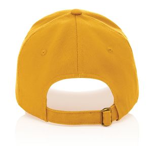 Casquette coton recyclé  | Casquette publicitaire Yellow 3