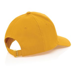 Casquette coton recyclé  | Casquette publicitaire Yellow 4