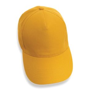 Casquette coton recyclé  | Casquette publicitaire Yellow 5