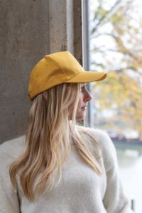 Casquette coton recyclé  | Casquette publicitaire Yellow 9