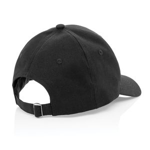 Casquette coton recyclé | Casquette publicitaire Black 4