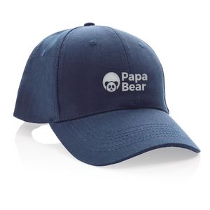 Casquette coton recyclé | Casquette publicitaire Navy 7