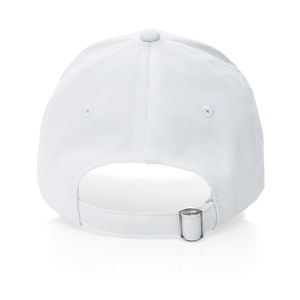 Casquette coton recyclé | Casquette publicitaire White 3