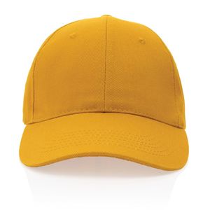 Casquette coton recyclé | Casquette publicitaire Yellow 1