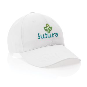 Casquette recyclé 190g | Casquette publicitaire White 7