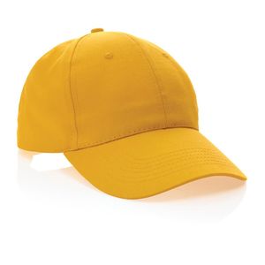 Casquette recyclé 190g | Casquette publicitaire Yellow 6