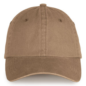 Casquette délavée | Casquette publicitaire Washed Dark Camel 1