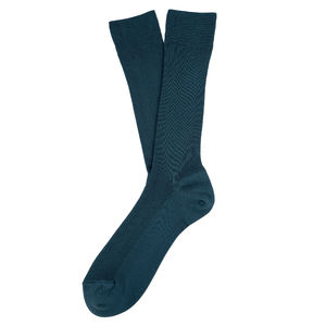 Chaussettes unisexes | Chaussettes personnalisées Peacock blue