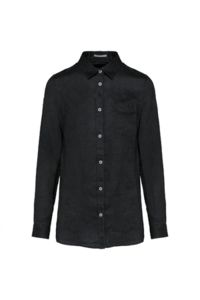 Chemise en lin F | Chemise personnalisée Black