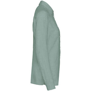 Chemise en lin F | Chemise personnalisée Jade green 1