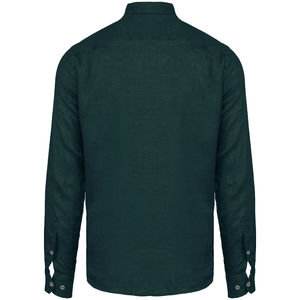 Chemise en lin H | Chemise personnalisée Amazon green 1