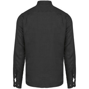 Chemise en lin H | Chemise personnalisée Anthracite Grey 2