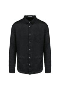 Chemise en lin H | Chemise personnalisée Black