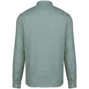 Chemise en lin H | Chemise personnalisée Jade green 1