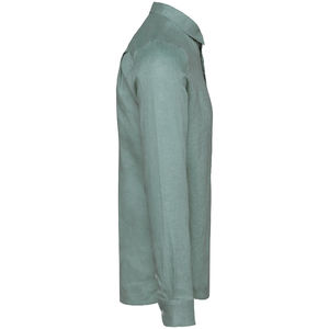 Chemise en lin H | Chemise personnalisée Jade green 2