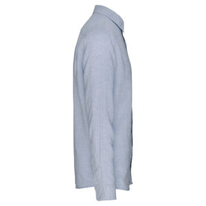 Chemise en lin H | Chemise personnalisée Linen Blue 4