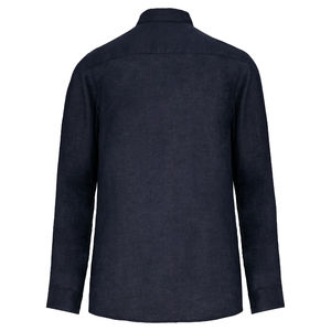 Chemise en lin H | Chemise personnalisée Navy Blue 9