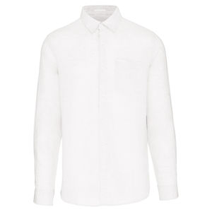 Chemise en lin H | Chemise personnalisée White 11