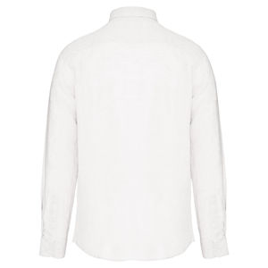 Chemise en lin H | Chemise personnalisée White 3