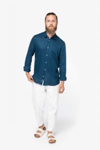 Chemise en lin H | Chemise personnalisée 9