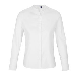 Chemise Bart bio recyclée Women | Chemise personnalisée Blanc optique