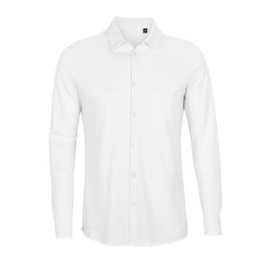 Chemise coton bio Basile Men | Chemise personnalisée Blanc optique