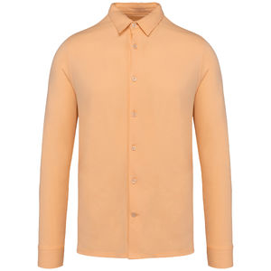 Chemise jersey | Chemise personnalisée Pastel Apricot 4