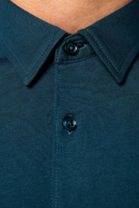 Chemise jersey | Chemise personnalisée Peacock blue 4