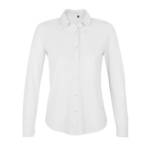 Chemise coton bio Basile Women | Chemise publicitaire Blanc optique