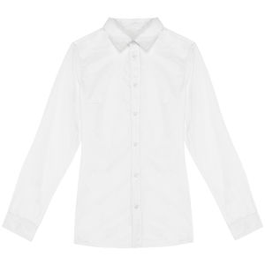 Chemise coton twill F | Chemise publicitaire Washed White 15